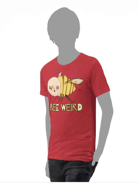 Unisex Tri-Blend T-Shirt- S1. Bee Weird