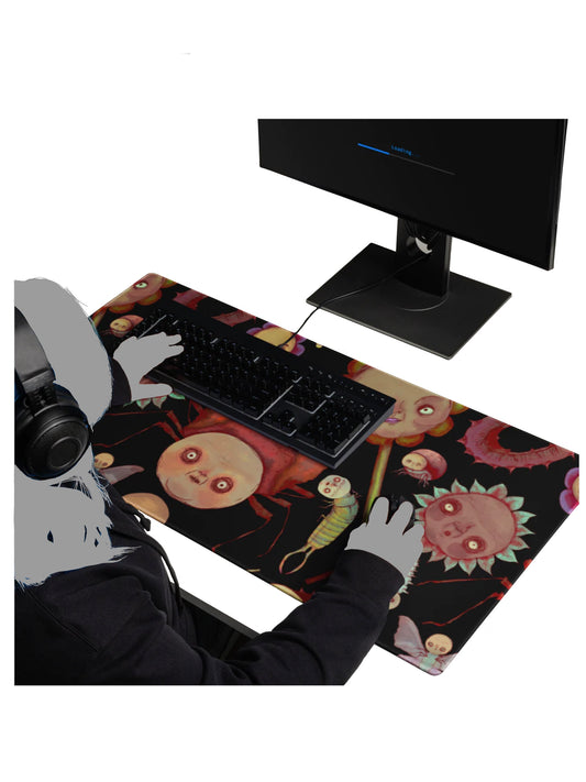 Gaming Mouse Pad- S1. Bugs and Flowers