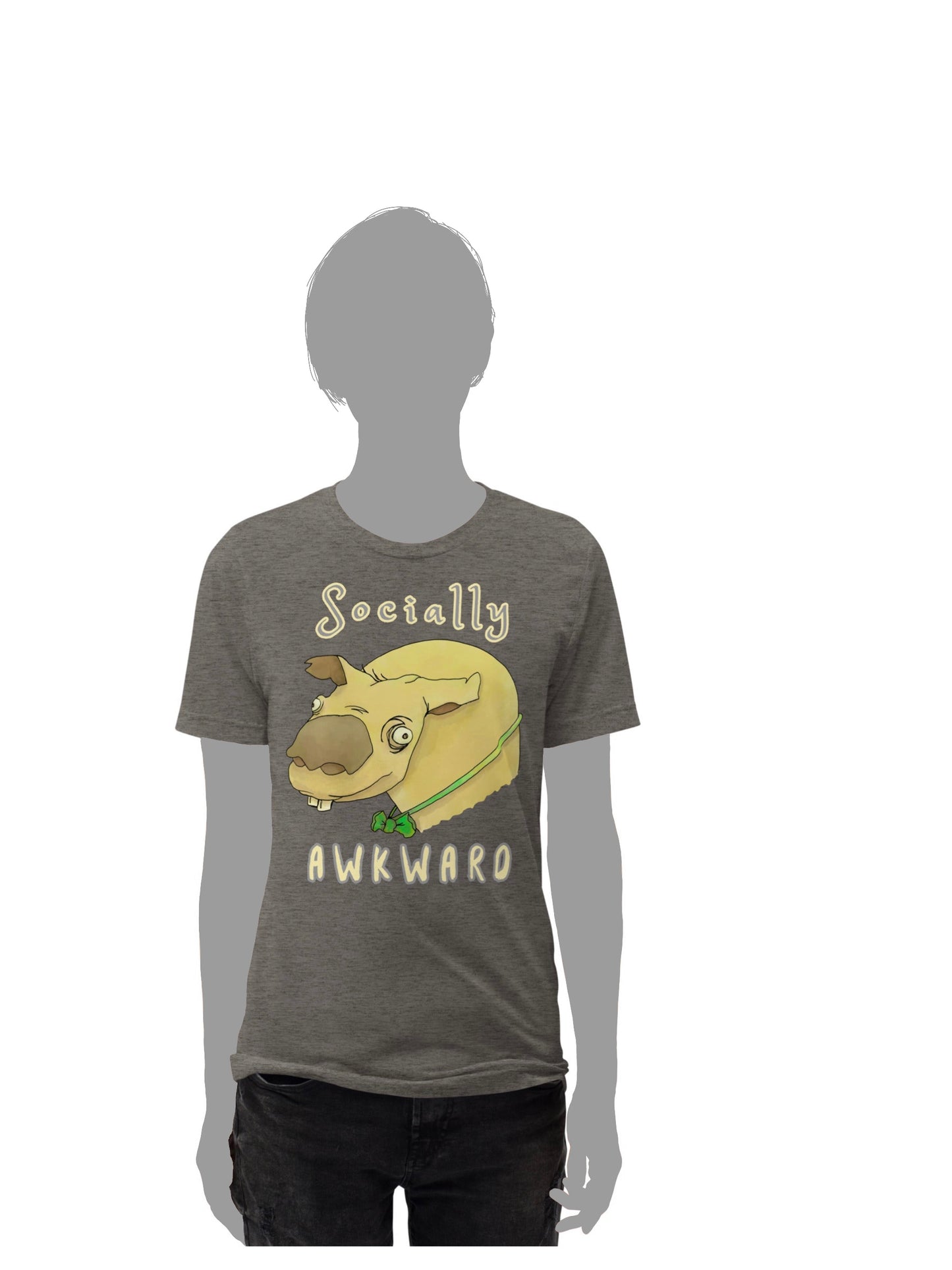 Unisex Tri-Blend T-Shirt- S2. Socially Awkward