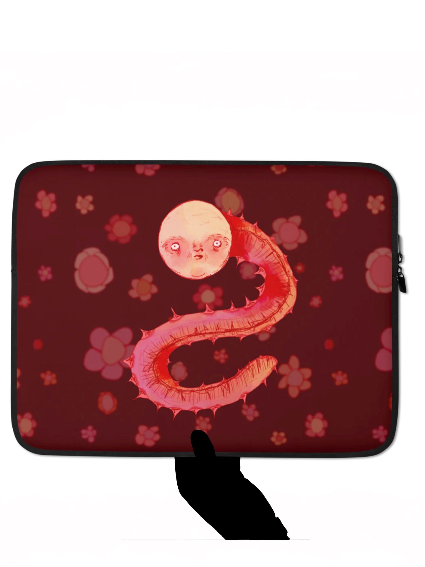 Laptop Sleeve- S1. Millipede in Red