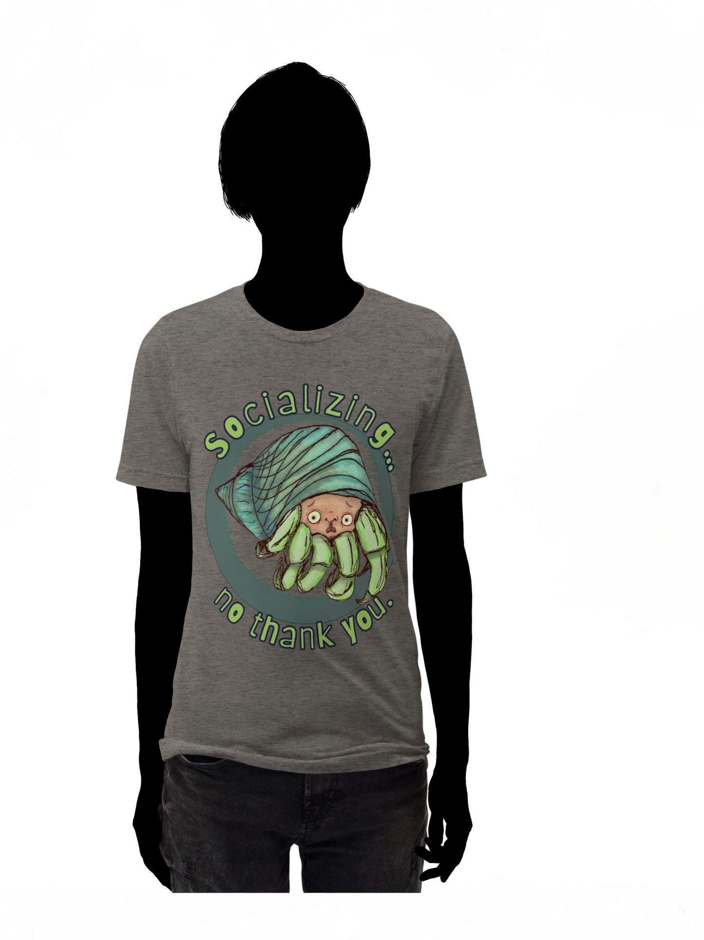 Unisex Tri-Blend T-Shirt- S1. The Hermit