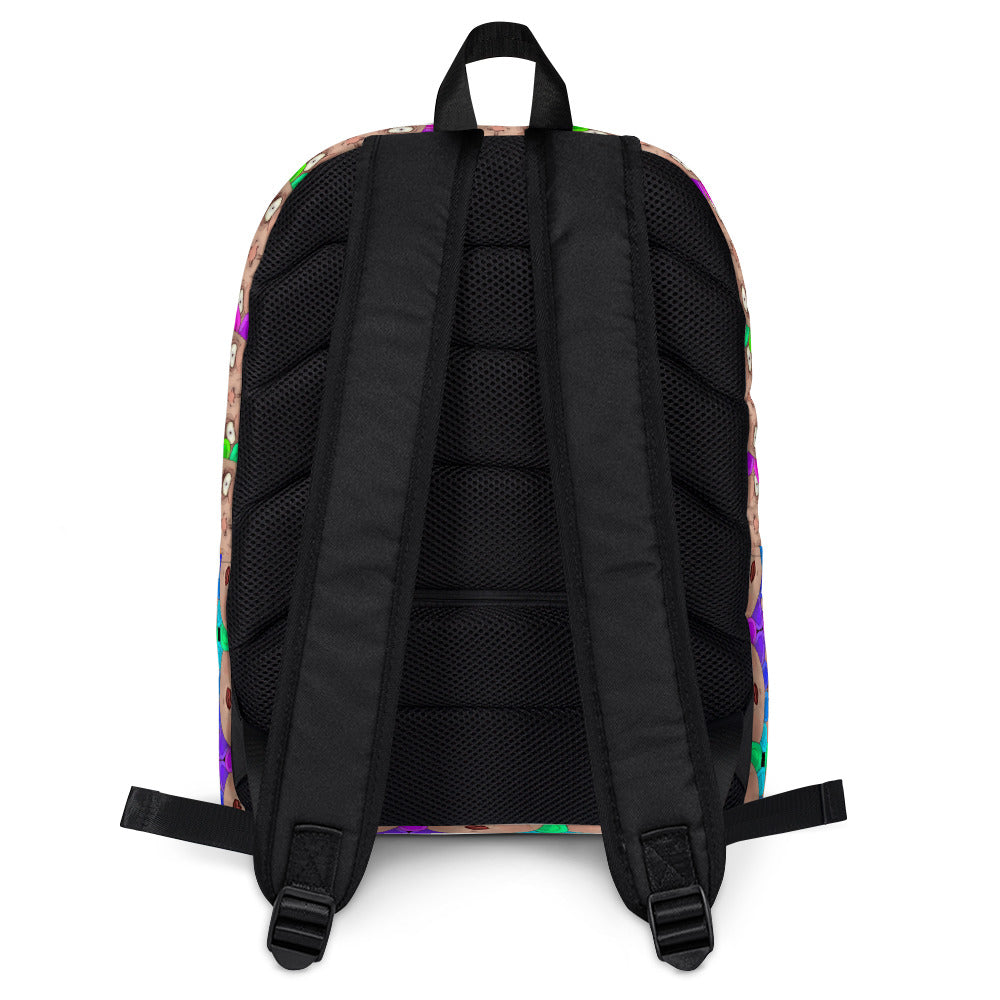 Backpack- S1. Rainbow Flower