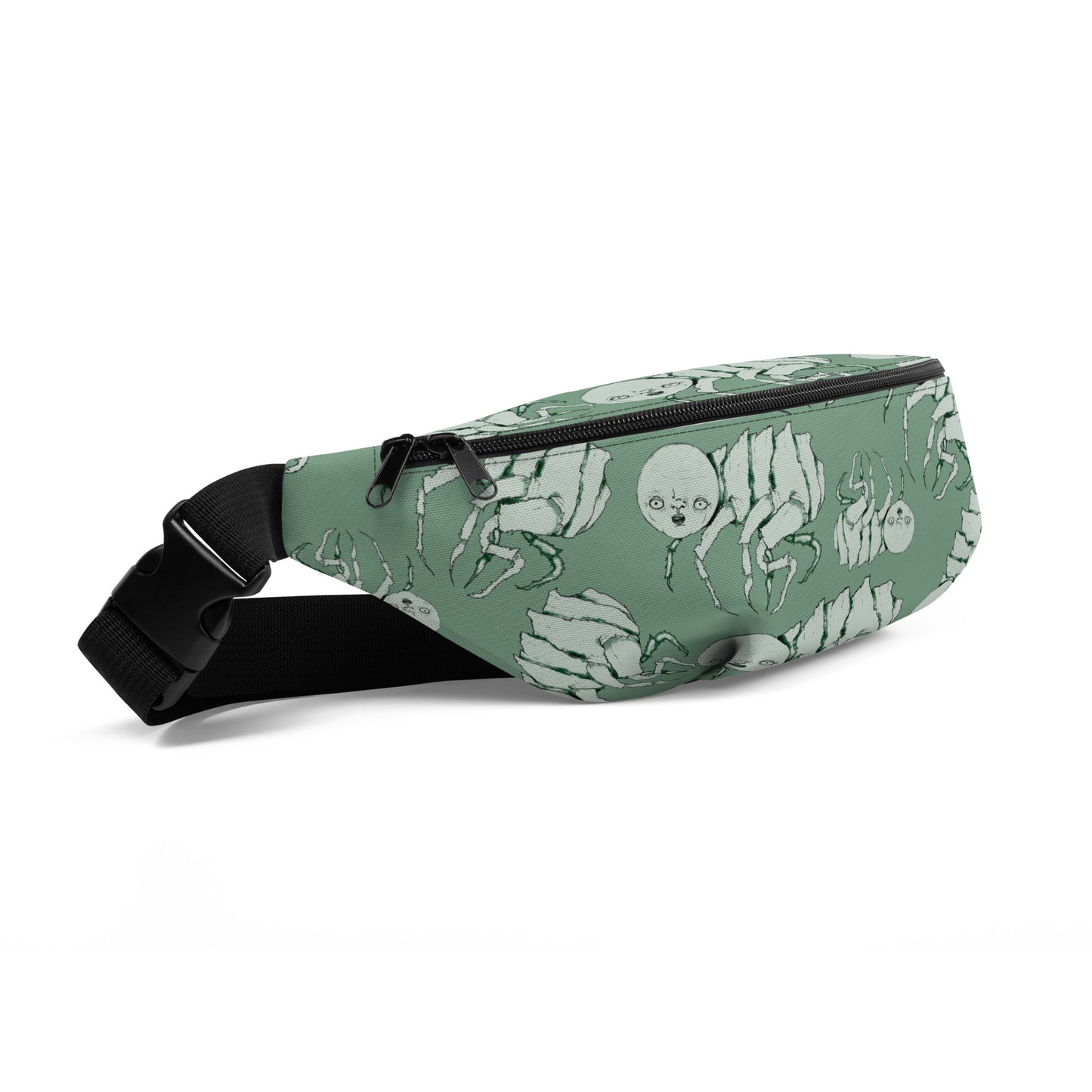 Crossbody Sling Bag- S1. Fleas on Green