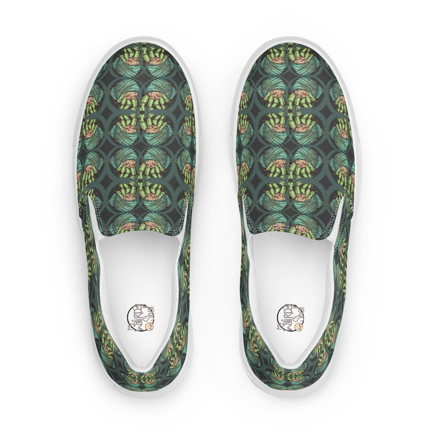 Men’s Slip-On Canvas Shoes- S1. The Hermit Crab