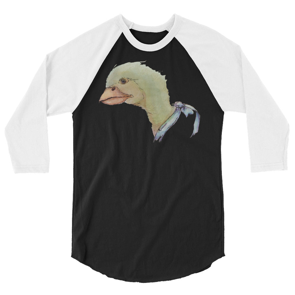 Unisex 3/4 Sleeve Raglan Shirt- S2. The Duck