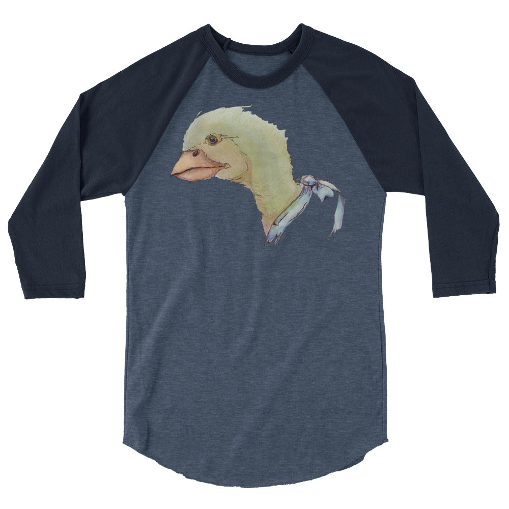 Unisex 3/4 Sleeve Raglan Shirt- S2. The Duck