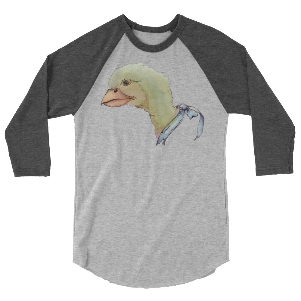 Unisex 3/4 Sleeve Raglan Shirt- S2. The Duck