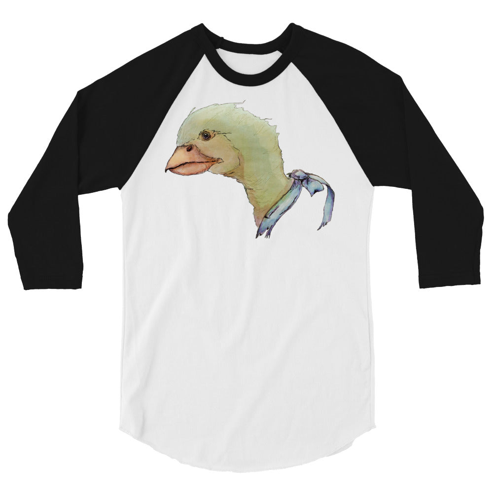 Unisex 3/4 Sleeve Raglan Shirt- S2. The Duck