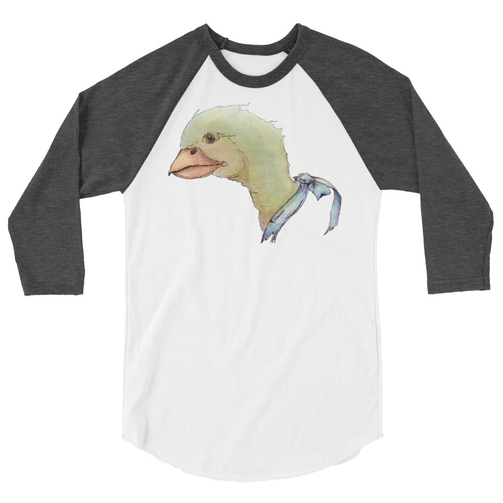 Unisex 3/4 Sleeve Raglan Shirt- S2. The Duck