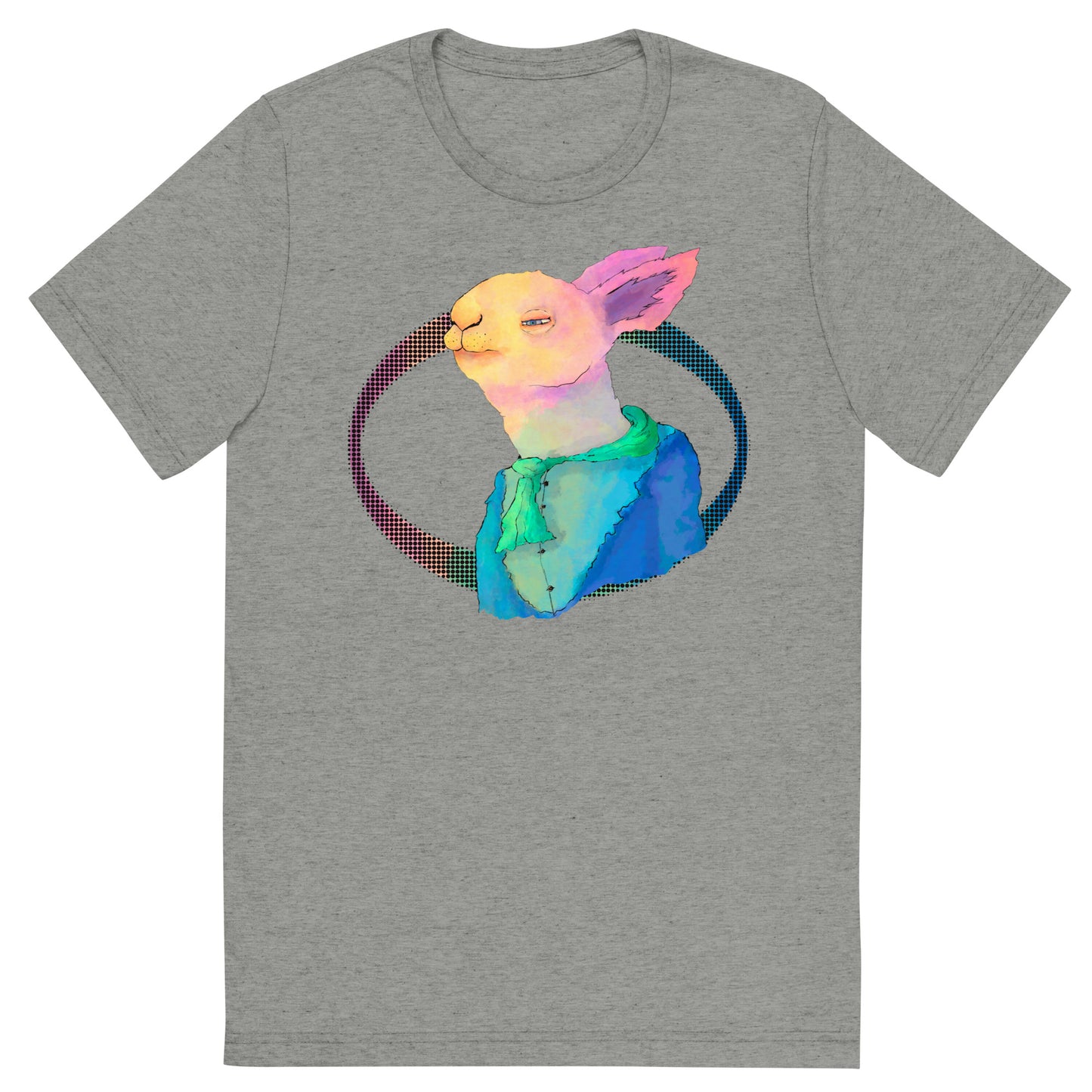 Unisex Tri-Blend TShirt- S2. The Rabbit