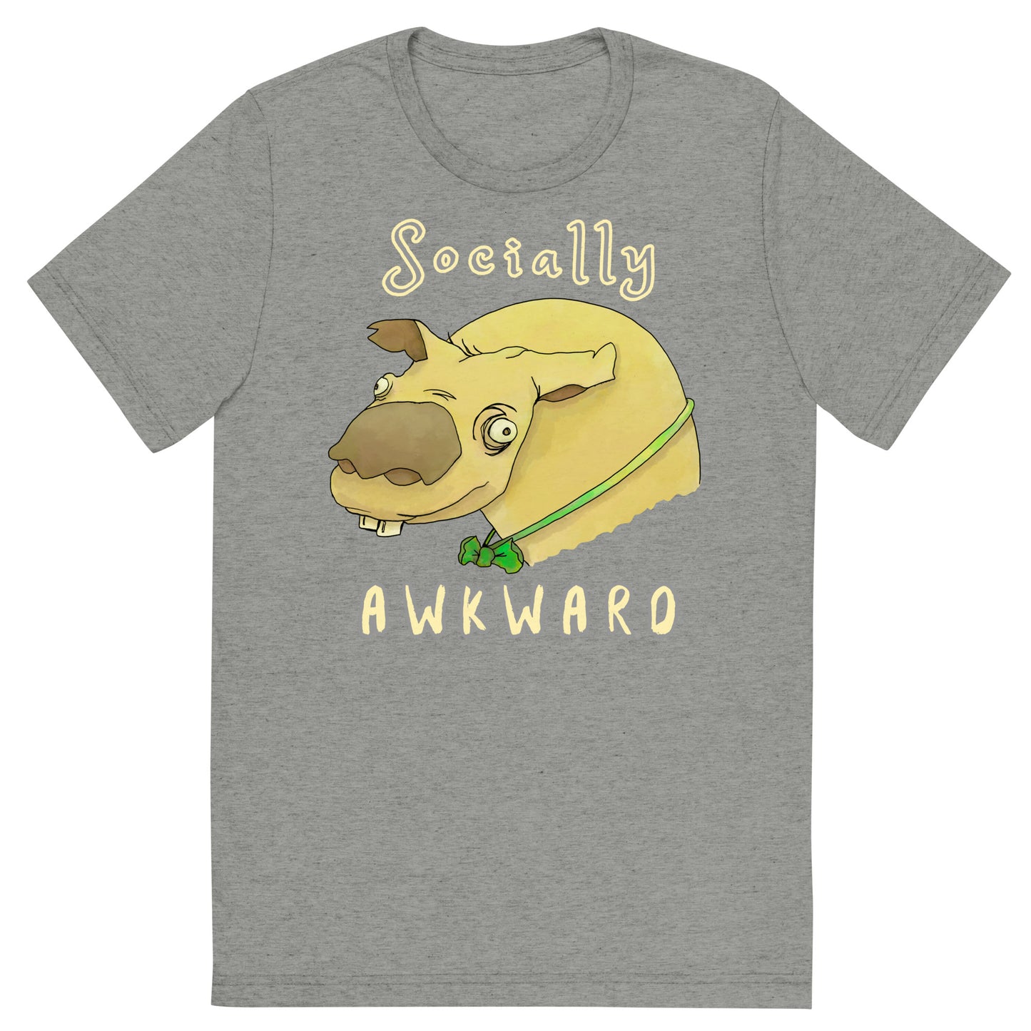 Unisex Tri-Blend T-Shirt- S2. Socially Awkward