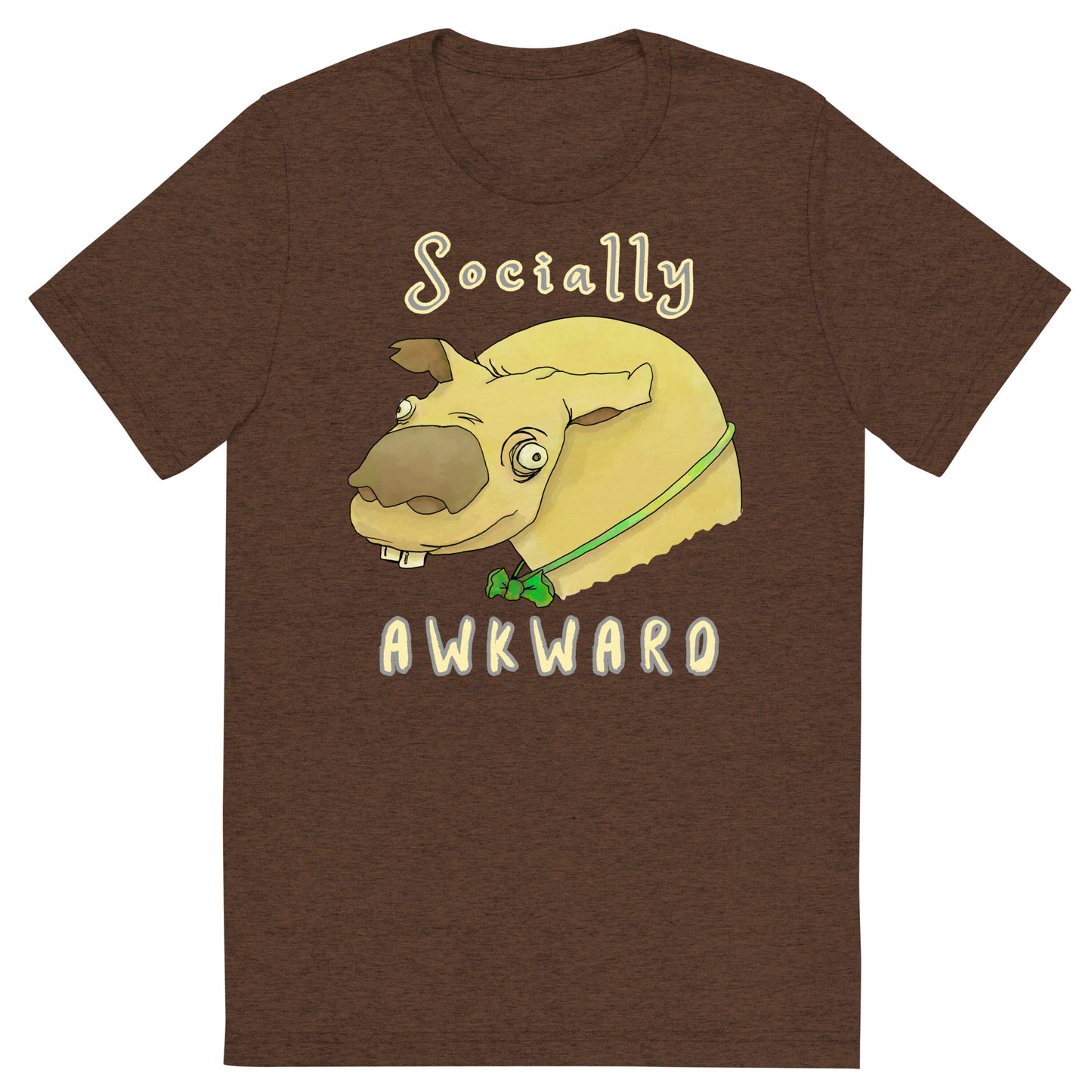 Unisex Tri-Blend T-Shirt- S2. Socially Awkward