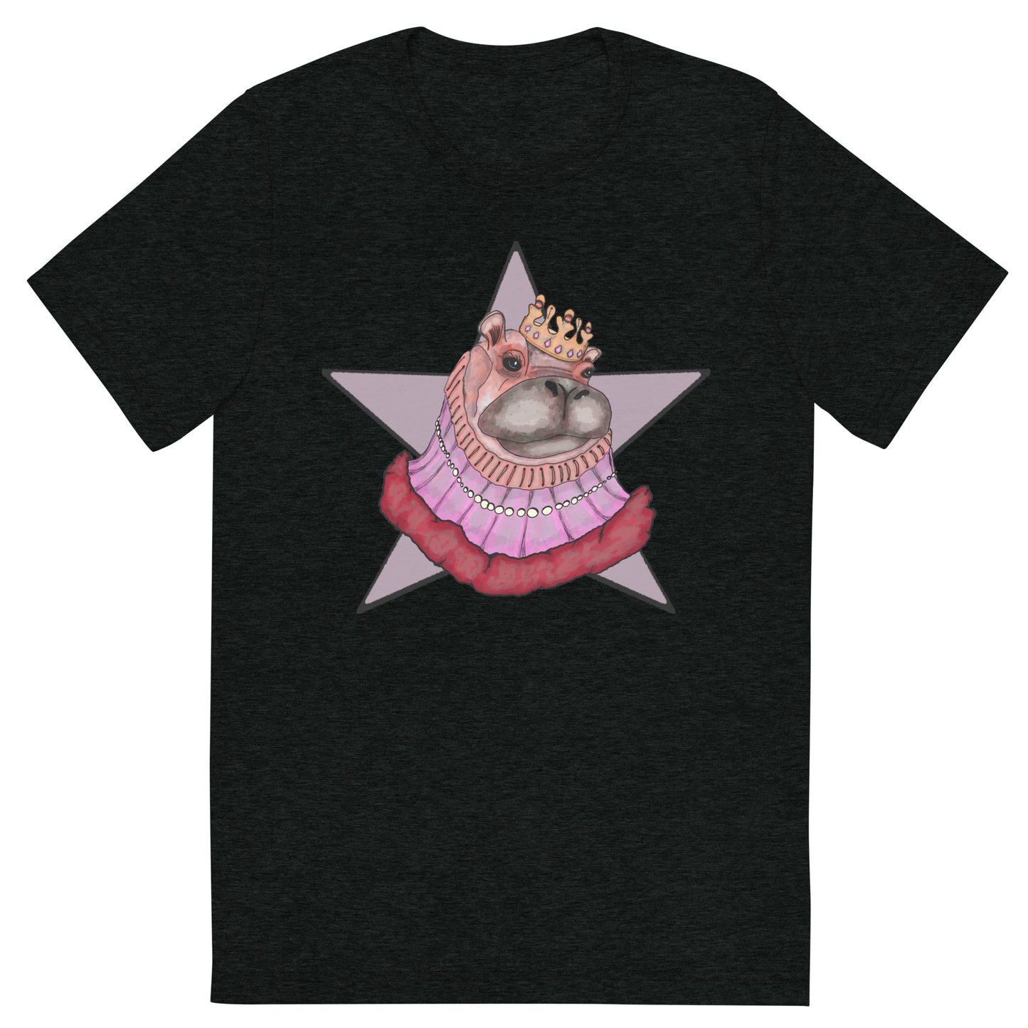 Unisex Tri-Blend T-Shirt- S2. The Star Hippo