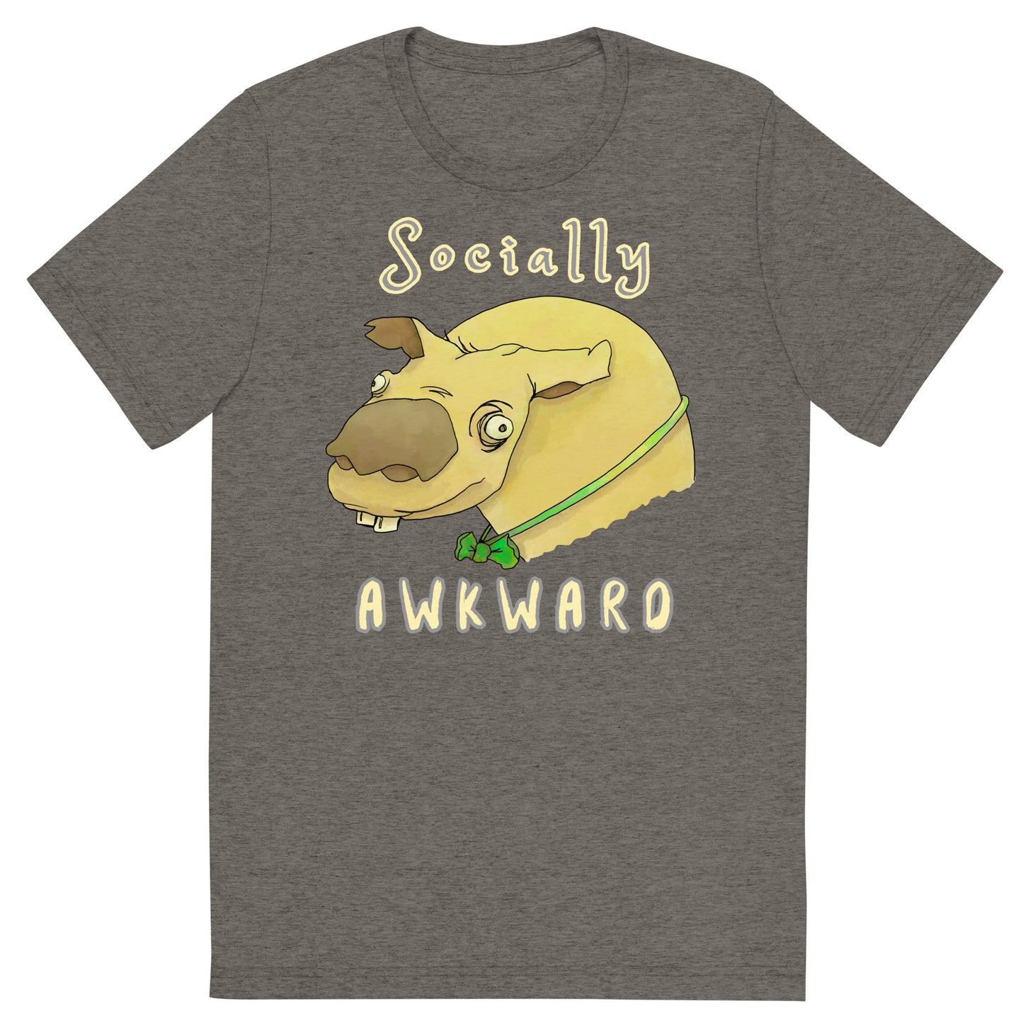 Unisex Tri-Blend T-Shirt- S2. Socially Awkward