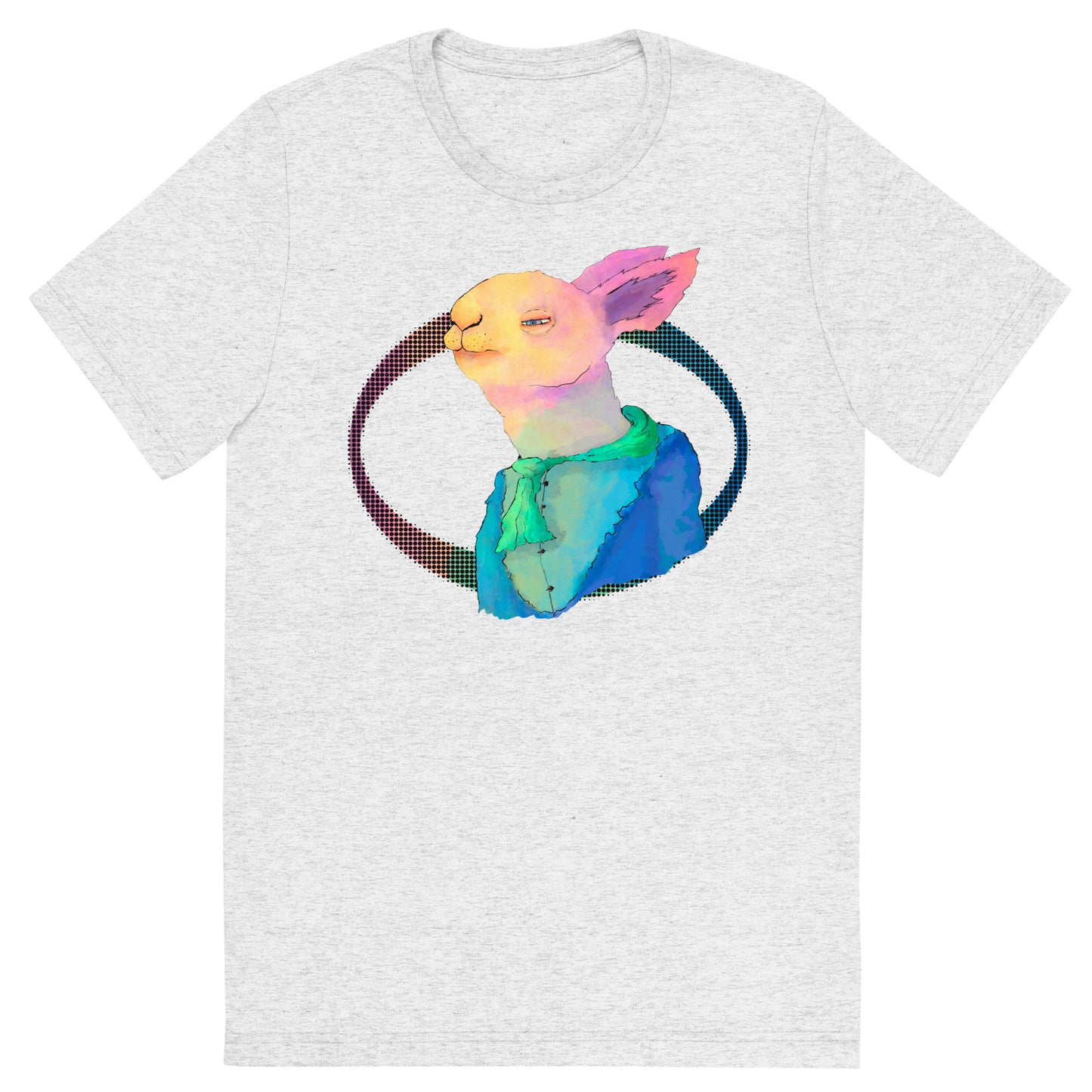 Unisex Tri-Blend TShirt- S2. The Rabbit