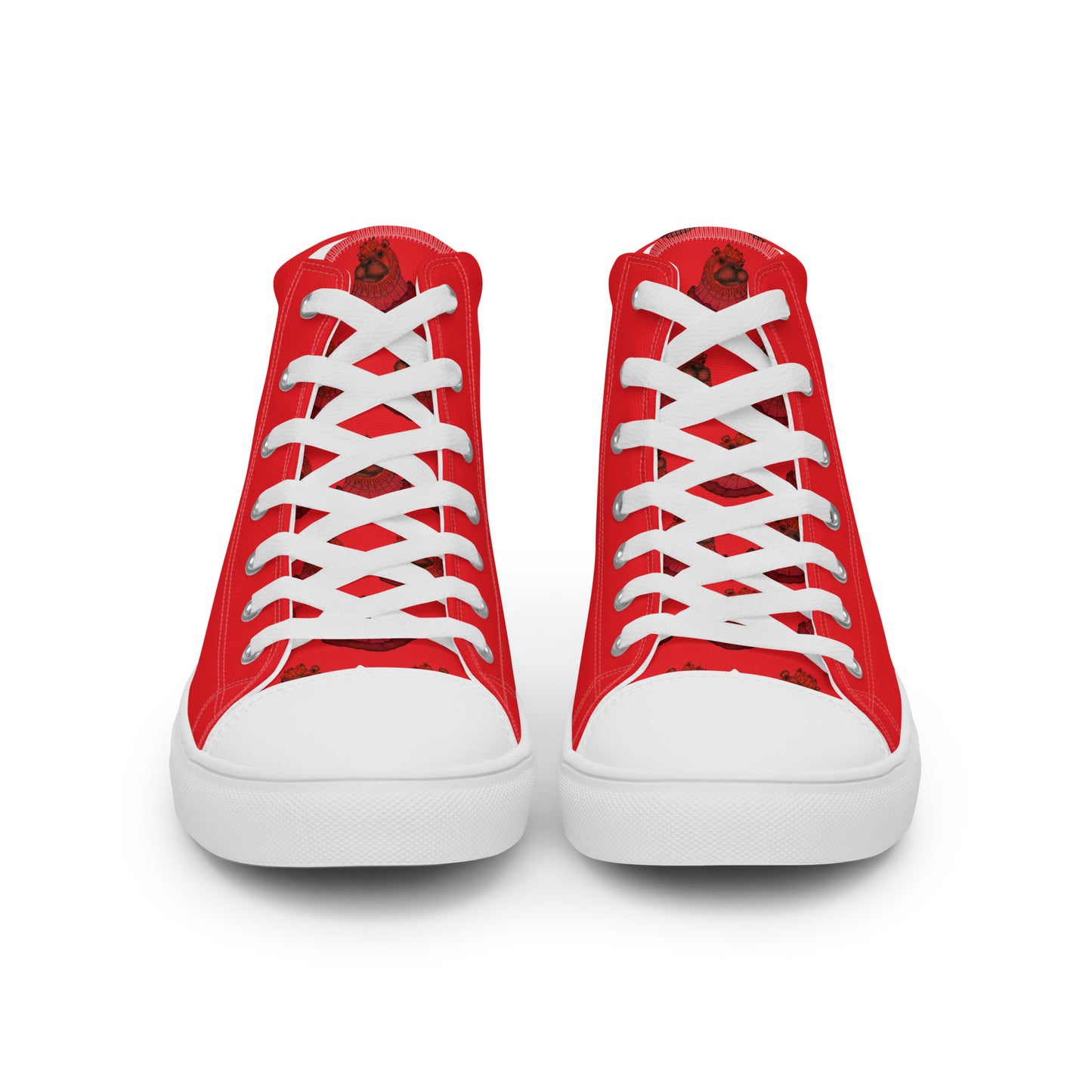 Women’s High Top Canvas Shoes- S2. The Hippo