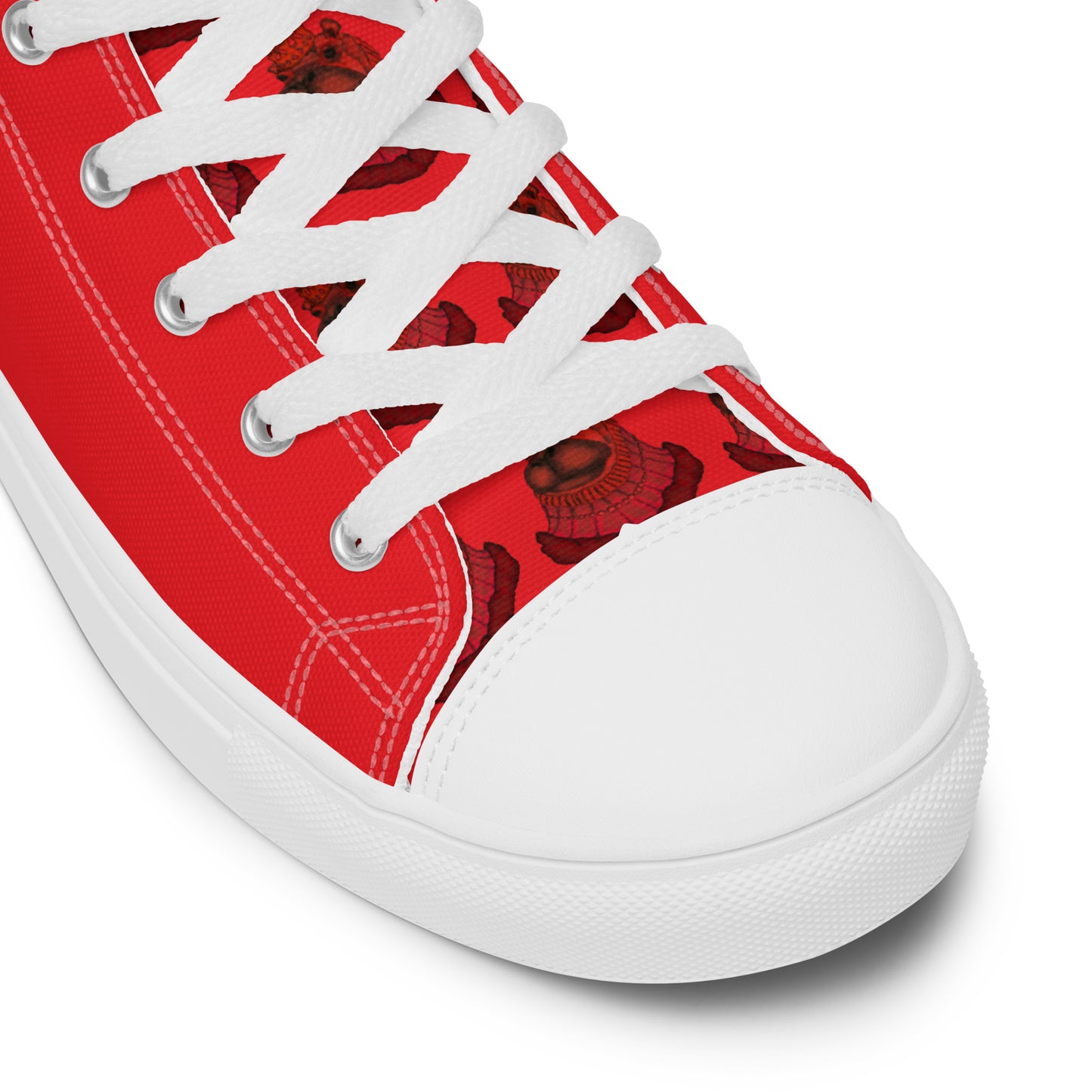 Women’s High Top Canvas Shoes- S2. The Hippo