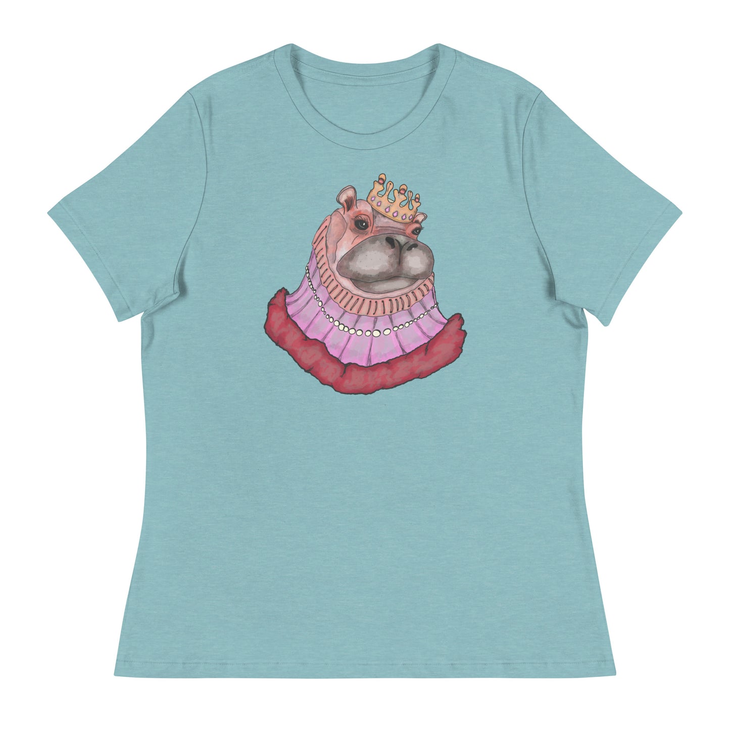 Women's Relaxed T-Shirt- S2. The Hippo