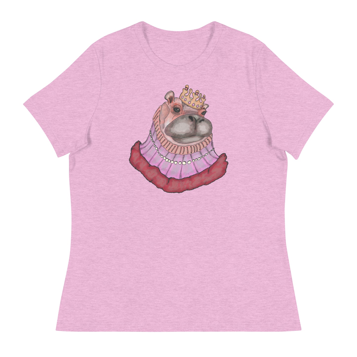 Women's Relaxed T-Shirt- S2. The Hippo