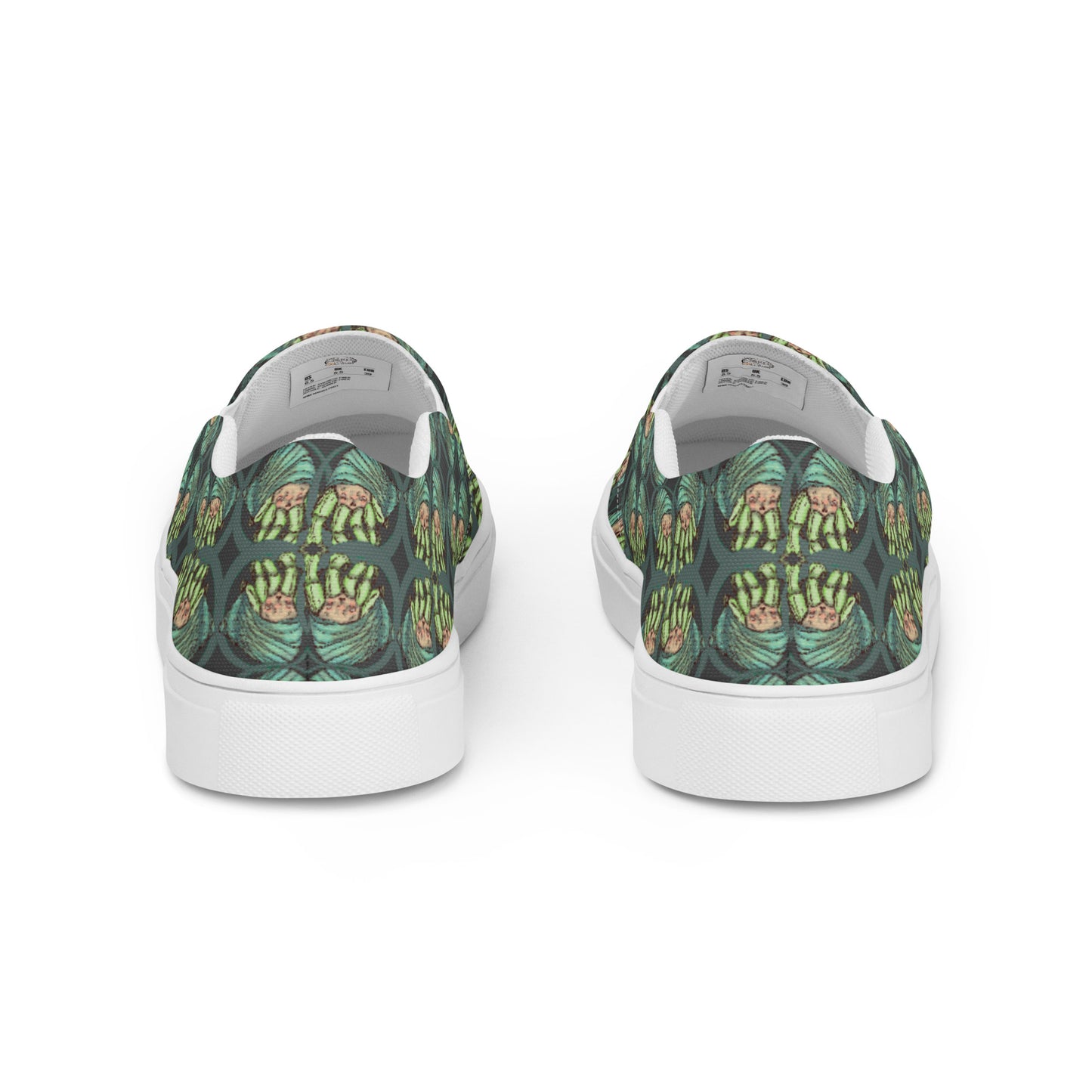 Women’s Slip-On Canvas Shoes- S1. The Hermit Crab