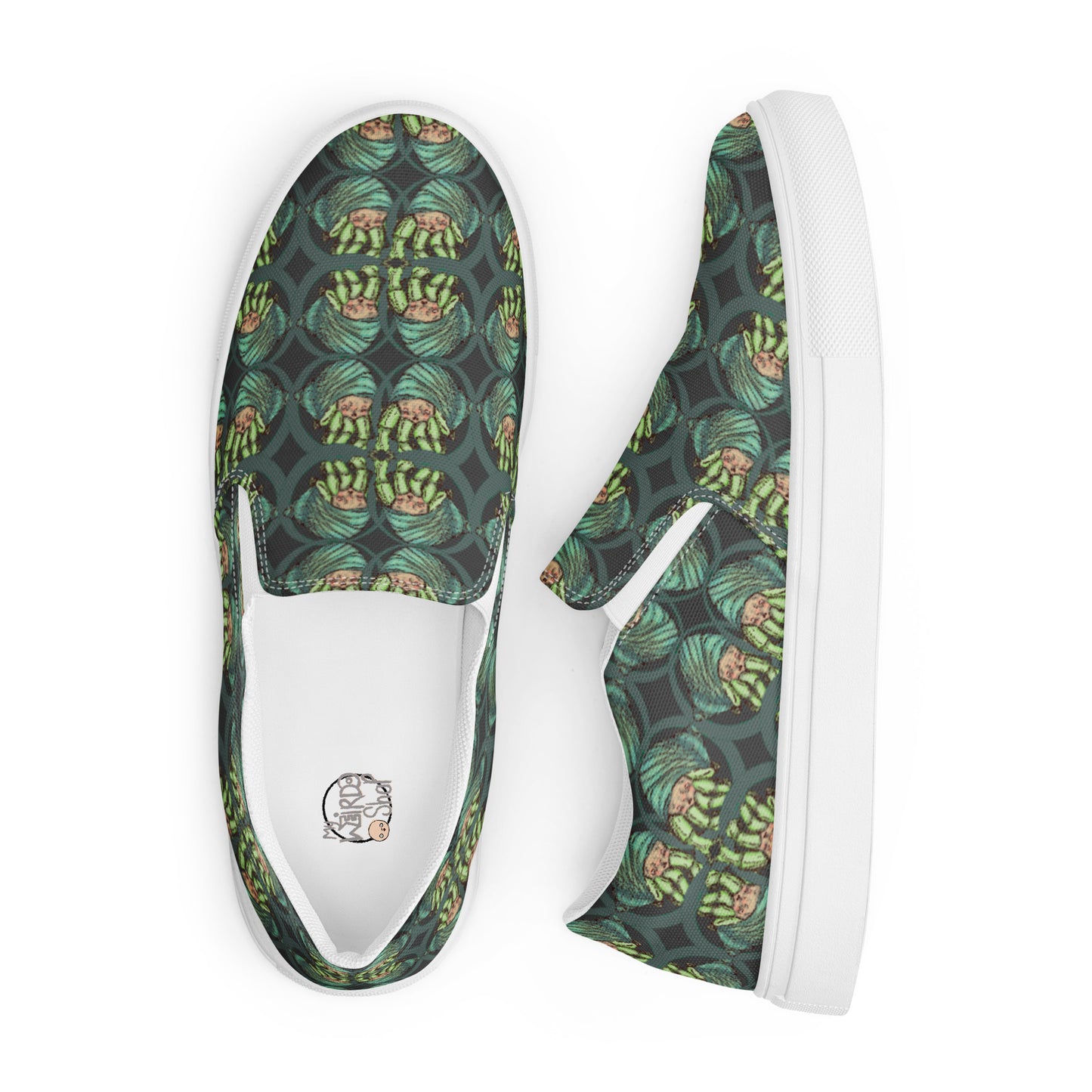 Women’s Slip-On Canvas Shoes- S1. The Hermit Crab