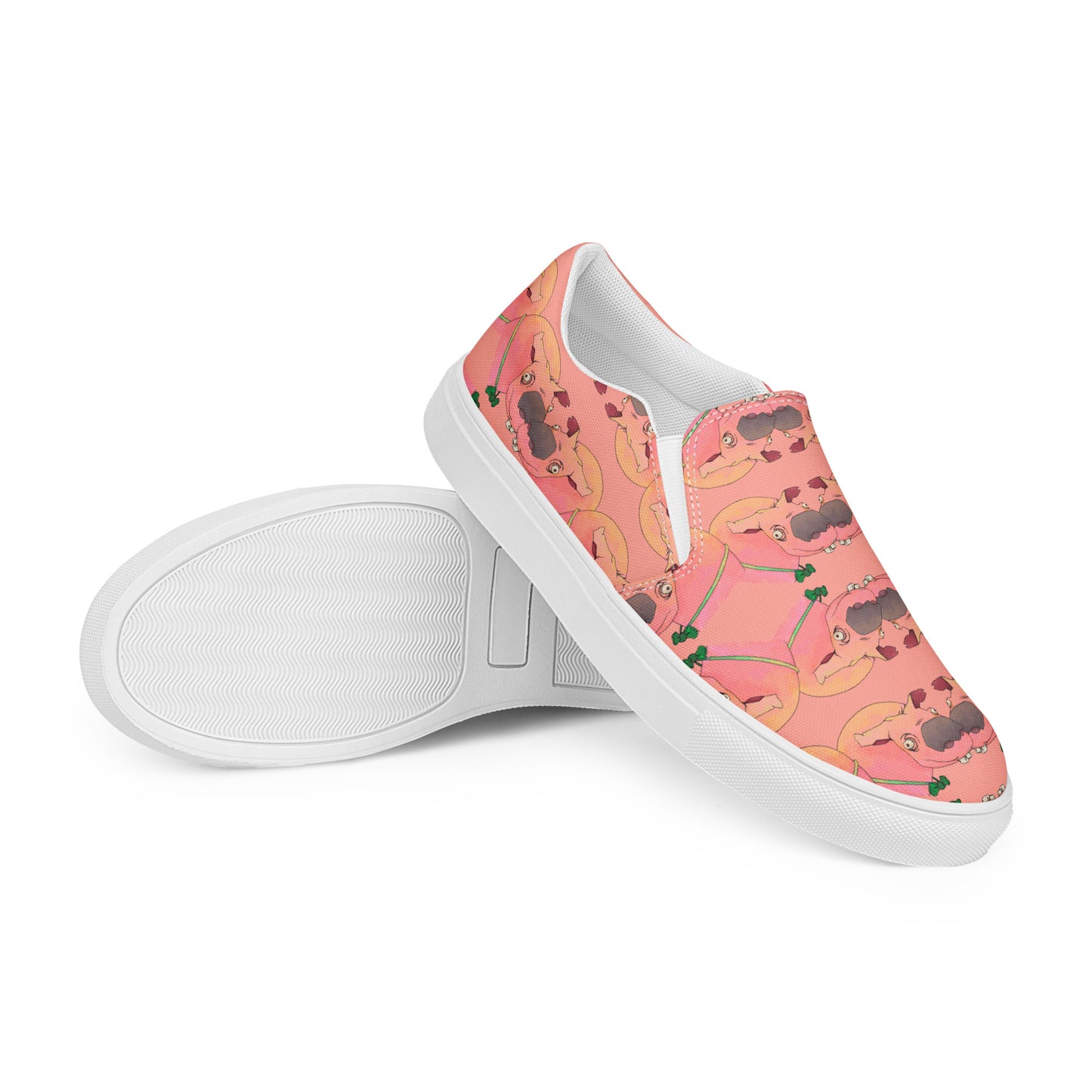 Women’s Slip-On Canvas Shoes- S2. The Doggo