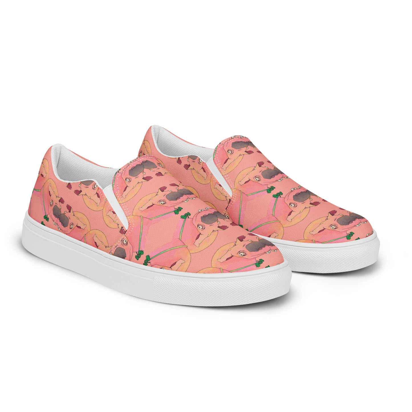 Women’s Slip-On Canvas Shoes- S2. The Doggo