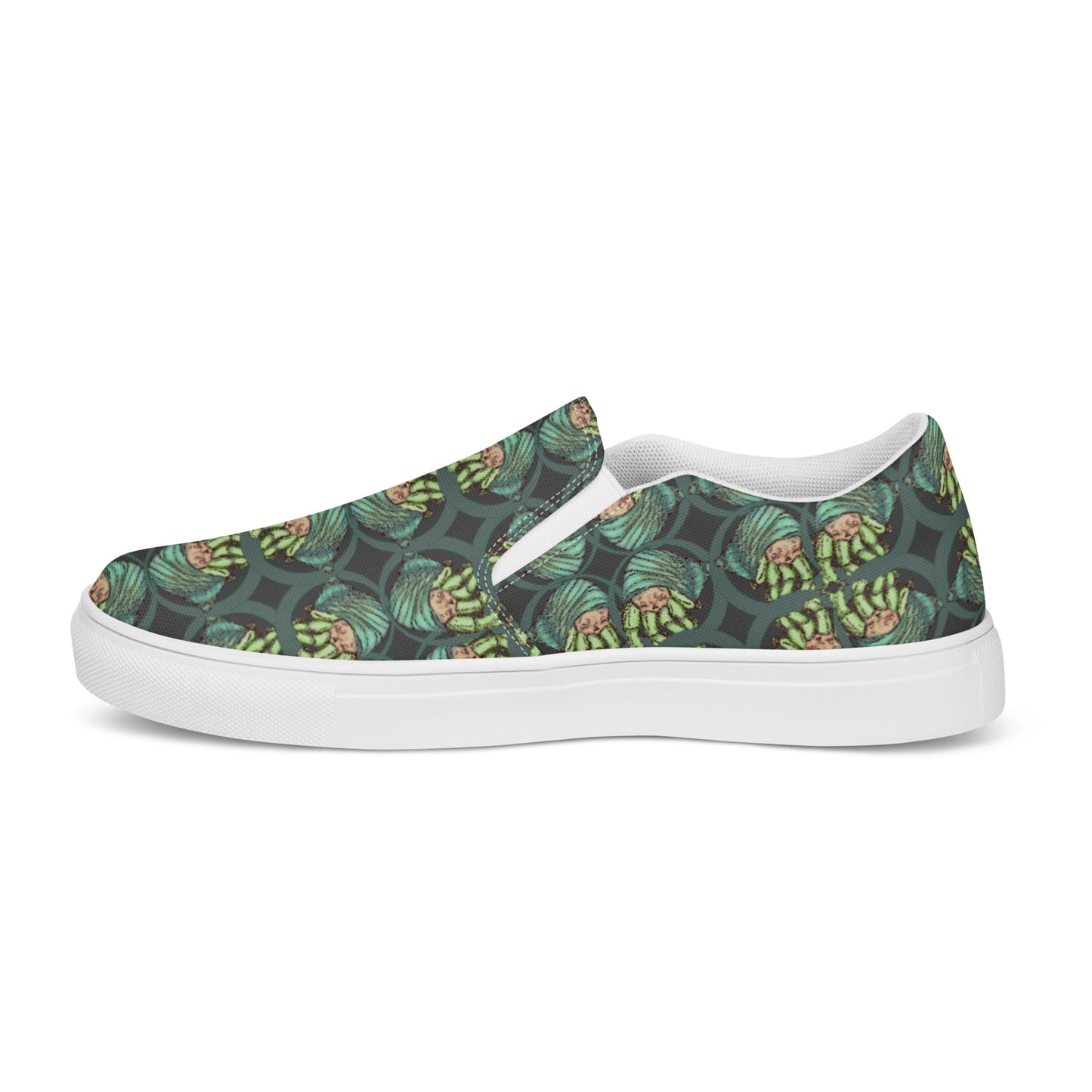 Women’s Slip-On Canvas Shoes- S1. The Hermit Crab