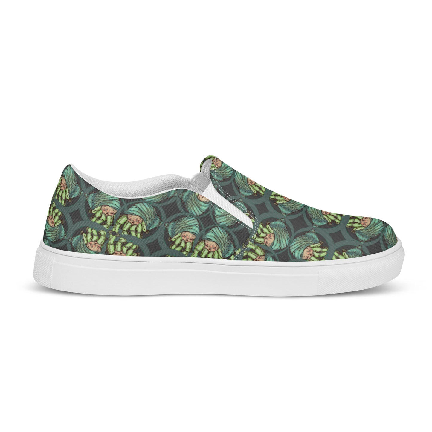 Women’s Slip-On Canvas Shoes- S1. The Hermit Crab